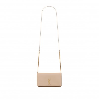 YSL CASSANDRE PHONE HOLDER IN SMOOTH LEATHER 6350950U40J2721 (18*11*2.5cm)